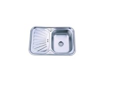 Chiuveta Sanitec SN9030D, pentru blat 75x49 cm dreapta, anticalcar, inox